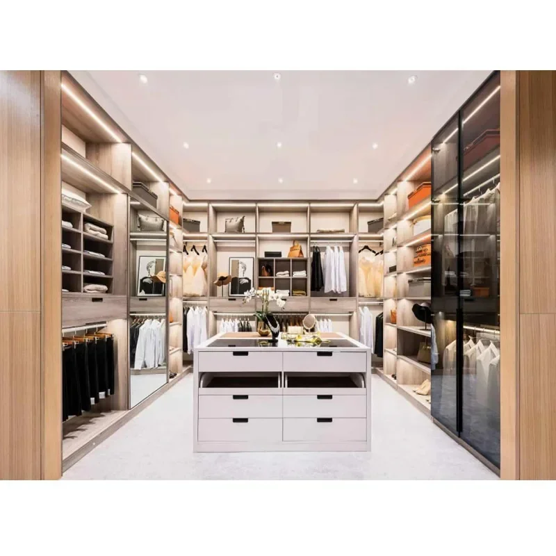 #Manufacturing modern closet cabinet furniture laminated finish cupboard walk in closet wardrobes custom wood bedroom cupboards