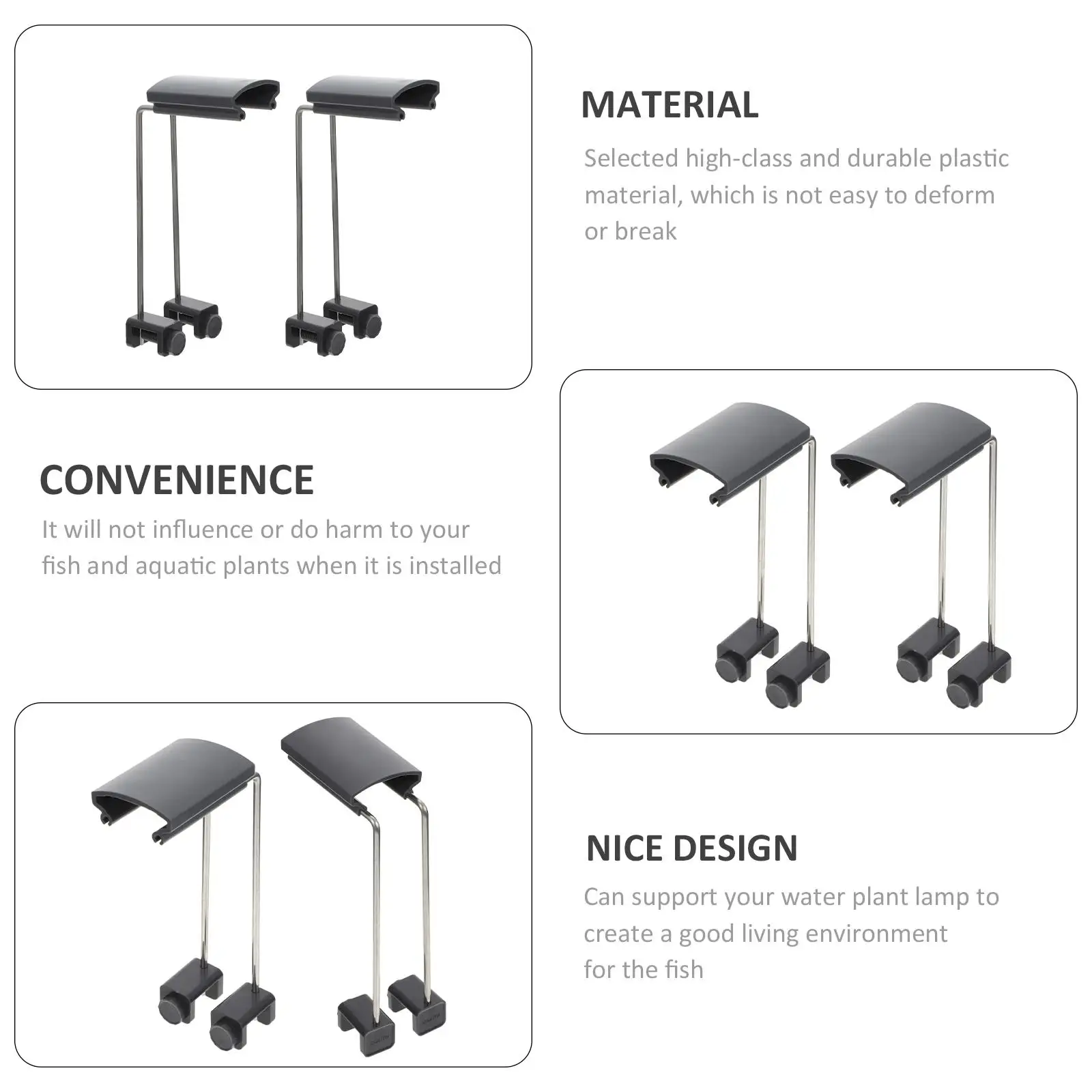 

Aquatic Plant Lamp Holder Bracket 10cm High Plastic Stand Fish Tank Lighting Aquarium Accessories Support Riser