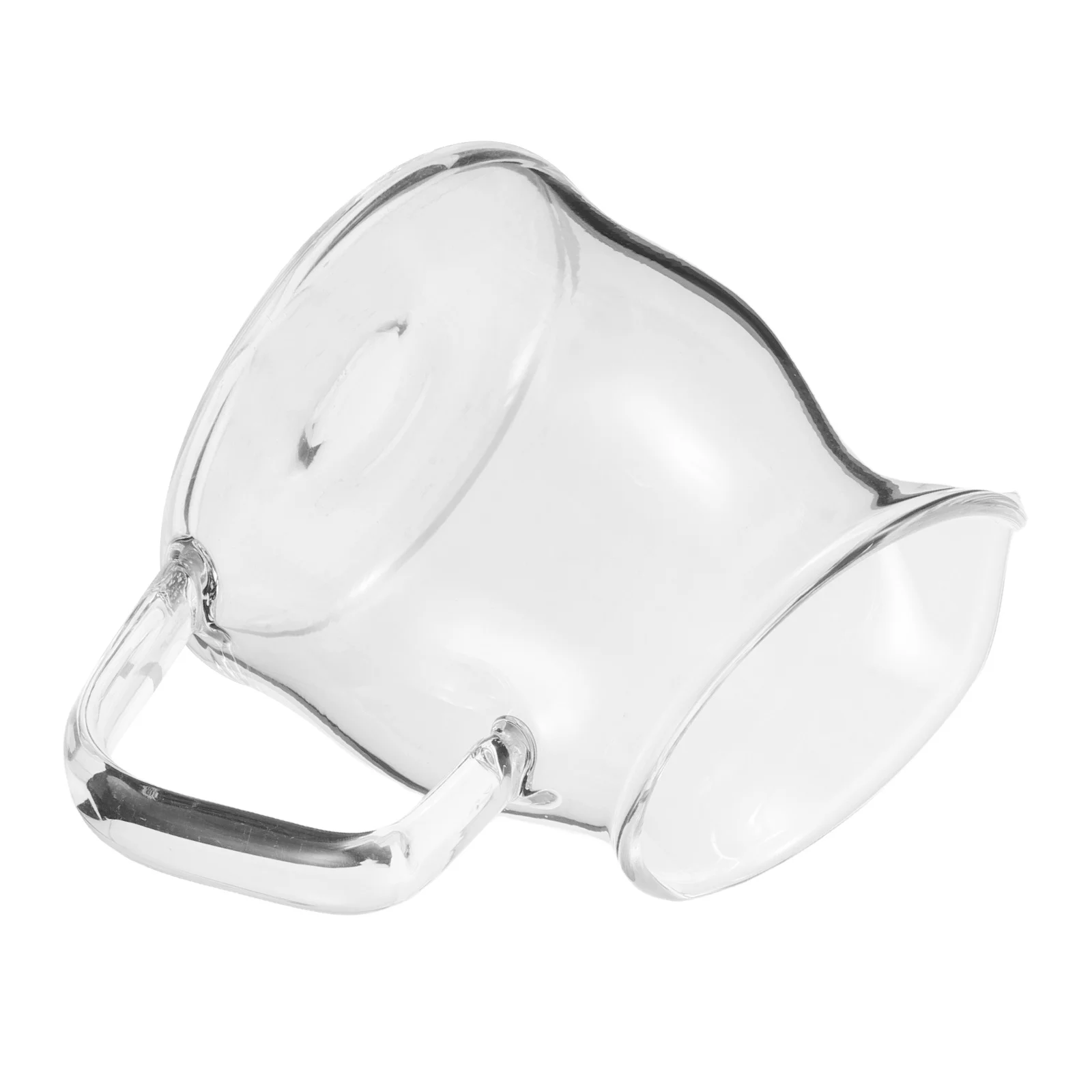 

Glass Milk Butter Warmer Pot Multi-Functional Coffee Tea Beverage Dispenser Elegant Compact Design for Home Travel Use