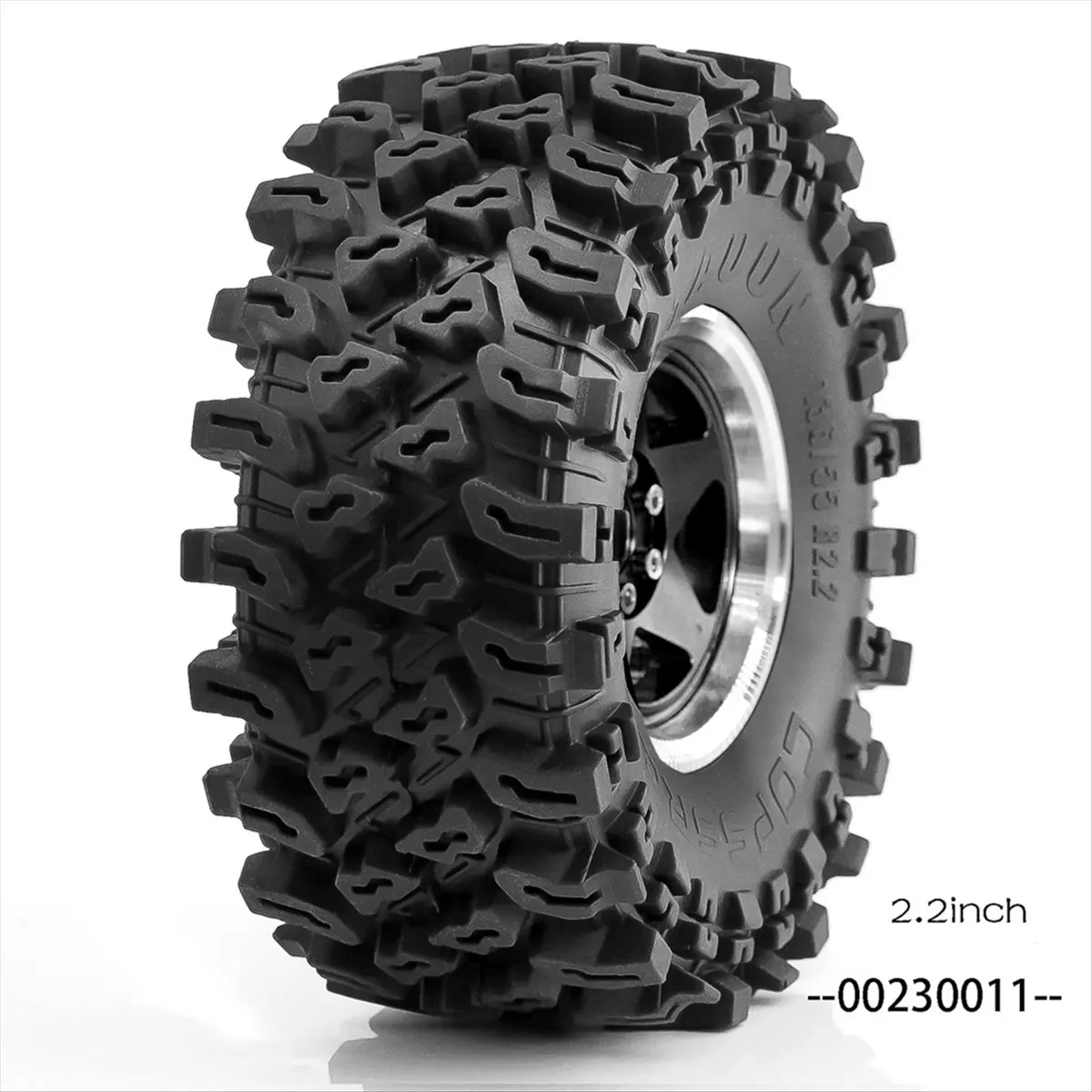 

4 шт., 136 мм, металлический 2,2-дюймовый обод колеса с бисером, набор шин для 1/10 RC гусеничного автомобиля SCX10 Wraith RR10 Capra TRX4 YK4082 [A17I Toy]