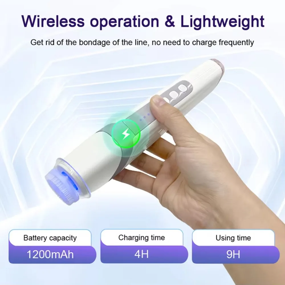 2026 New Wireless CO2 Oxygen Facial BubbIe Infusion Pen Compact Rechargeable Bubble Facial Machine for Daily Face Care