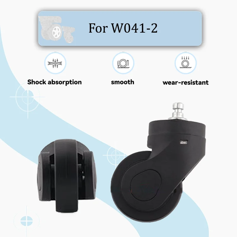 

For W041-2 Swivel Casters Removable Silent Luggage Wheels High-Quality Luggage Cart Accessories