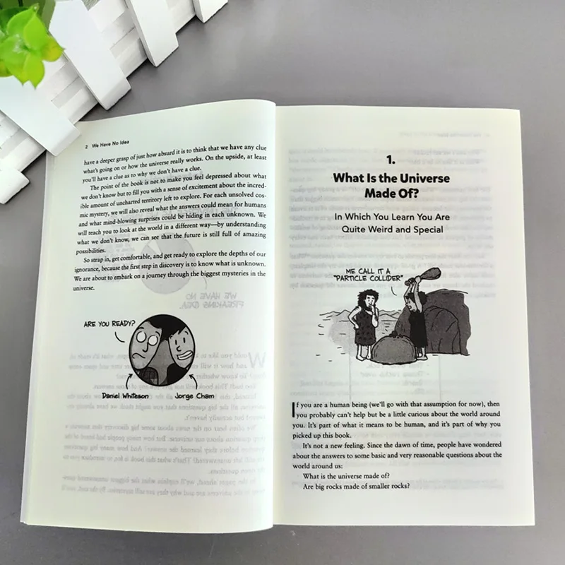 Me siento relievo solo pensamiento que hay todavía 95 cuestiones dejar para humanos Versión en inglés No tenemos Idea Libros en inglés Libro