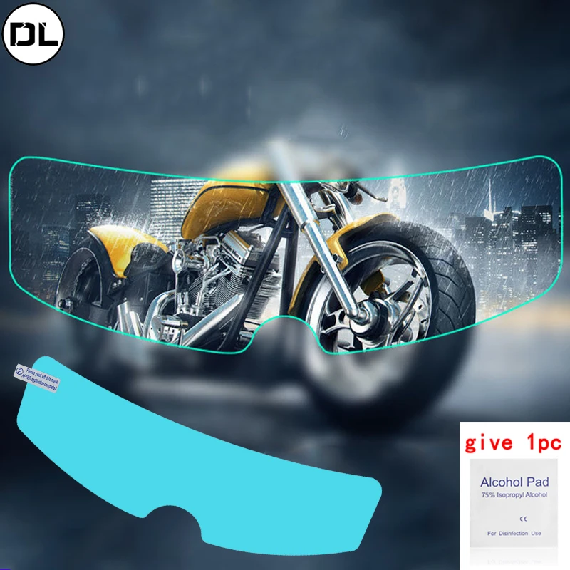 

Universal Motorcycle Helme Anti-Fog Rainproof Film Fashion Nano Coating Clear Protective Patch Electric Bicycle Driving
