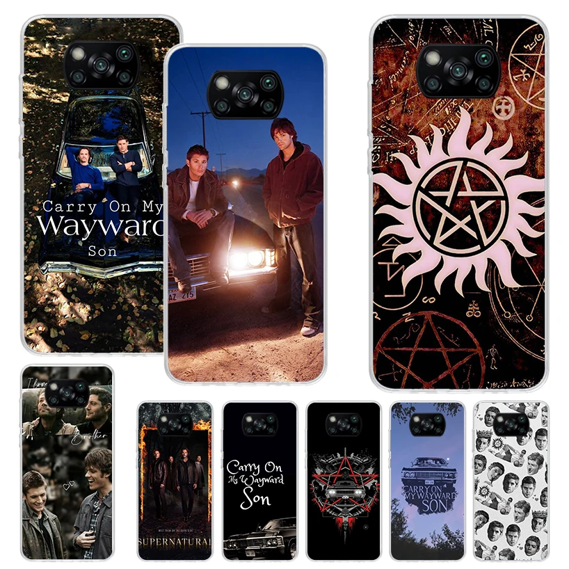 Babaite Supernatural SPN Dean And Sam Print Soft Case for Xiaomi Poco X3 X4 NFC X5 Pro M3 M4 M5S Phone Shell F5 F4 GT F3 F2 F1 P