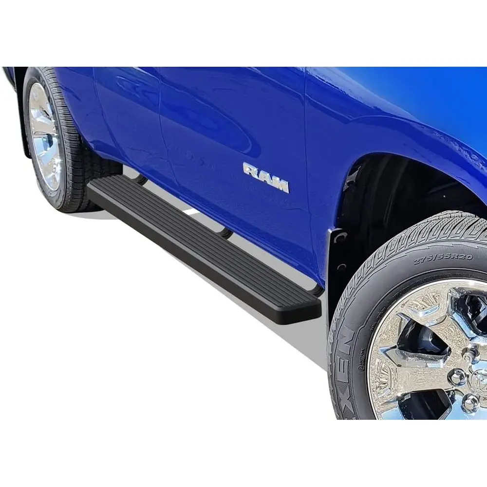 

(Black 6 inches) Stainless Steel Running Boards Nerf Bars Side Steps Compatible with Ram 1500 2019-2026 Crew Cab (Will Not Fit 2