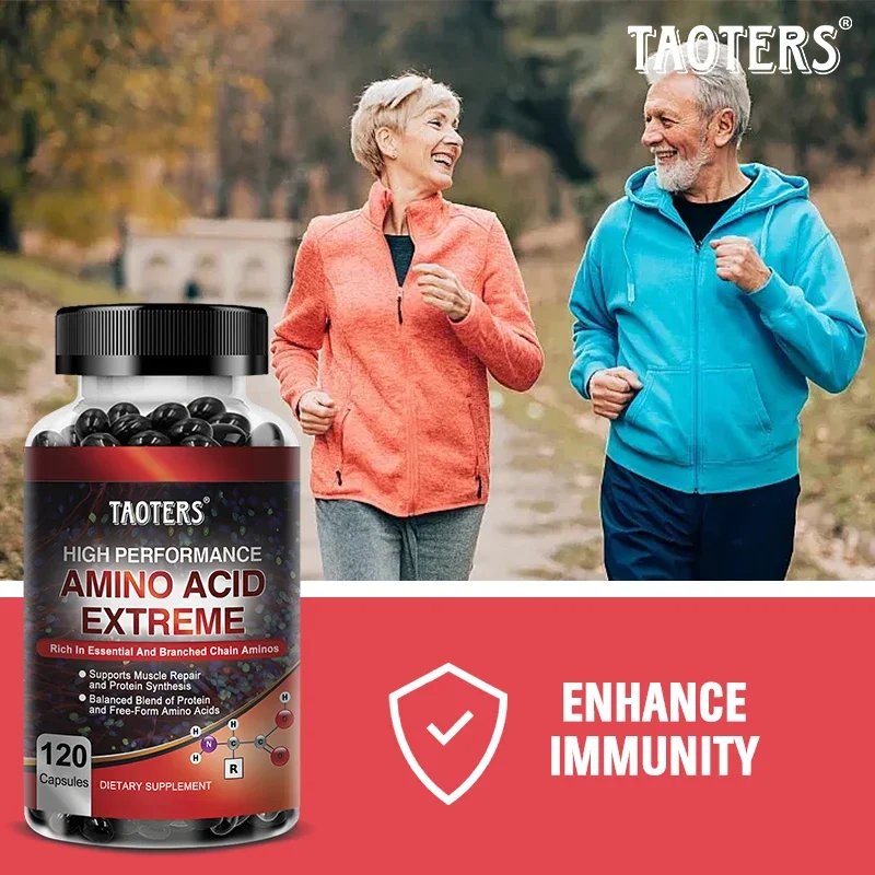 Taoters High Performance Amino Acid Supplement - Helps Repair Muscles, Build Muscle Mass, Energy Support and Protein Synthesis