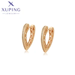 Xuping Jewelry Fashion Heart Shape Gold Color Earring for Women Gift X000011788