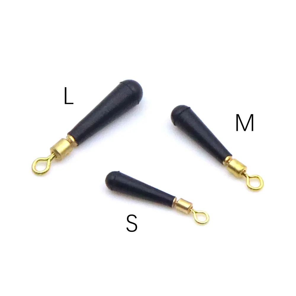 20 قطعة اكسسوارات الصيد النحاس حلقة يدور تعويم مساند عالية السرعة دوران المرونة الانجراف مقعد الأسماك الكارب معالجة #6