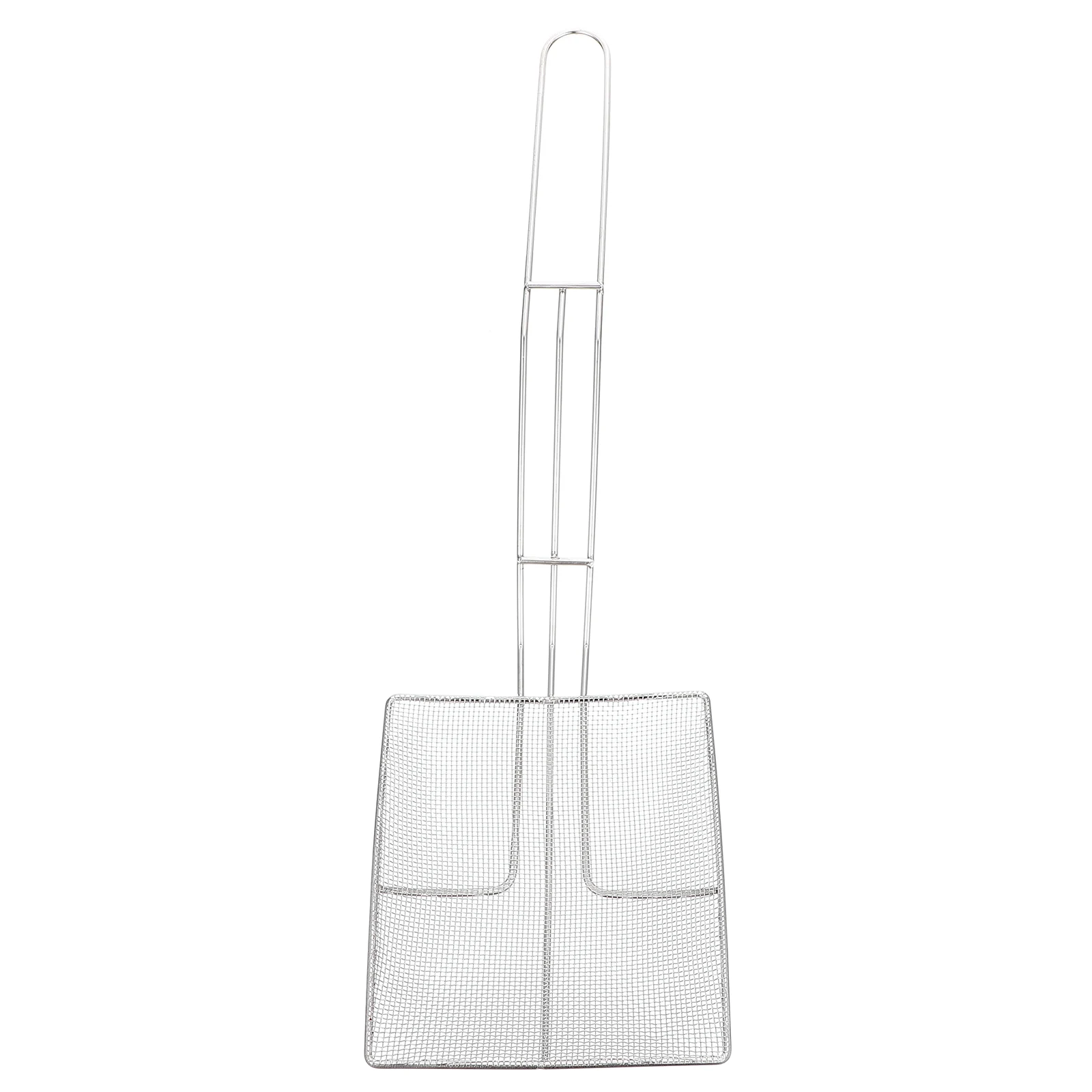 

1 pc Stainless Steel Grease Oil Residue Shovel Square Fine Mesh Strainer Filter Spoon Chicken Chop Frying Tool Kitchen