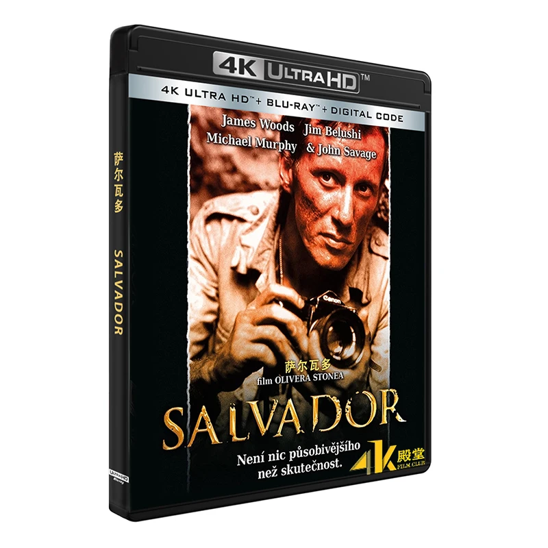 

Сальвадор 1986 4K UHD Blu-ray Disc Atmos Китайские иероглифы на английском языке Dolby Vision