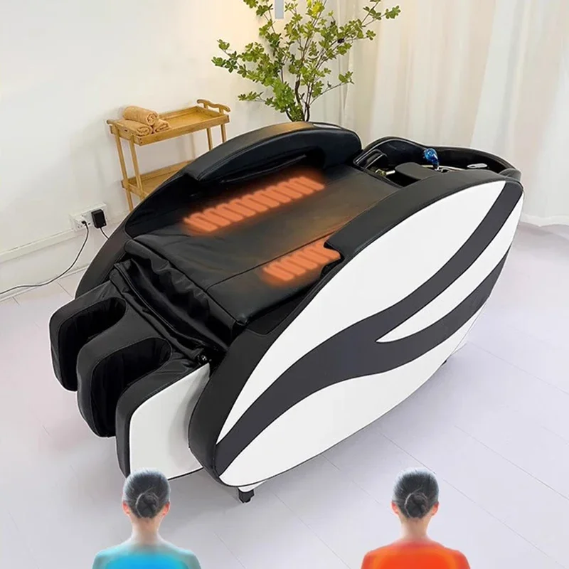 Smart Electric Massage Shampoo Chairs Head Spa Hair Salon Stylist Shower Shampoo Bed Barber Shop Salon Furniture Champu FYSB