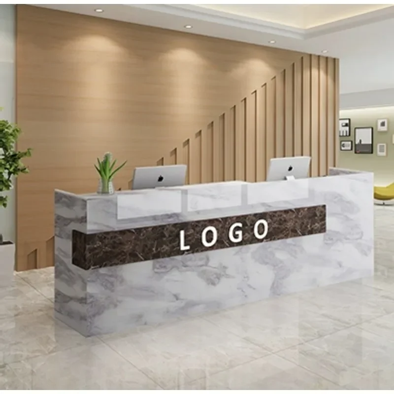 

Front Desk Reception Counter Desks Table Restaurant Standing Office Table Lectern Free Church Pulpits Escritorio Salon Furniture