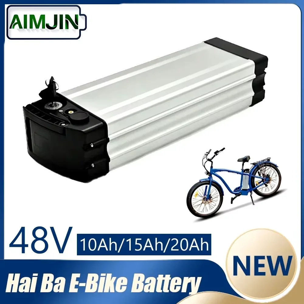 10Ah15Ah 20Ah Haiba 48V Lithium ion Ebike Bicycle Battery Pack For MiFa CMACEWHEEL GW20 750W Folding Bike