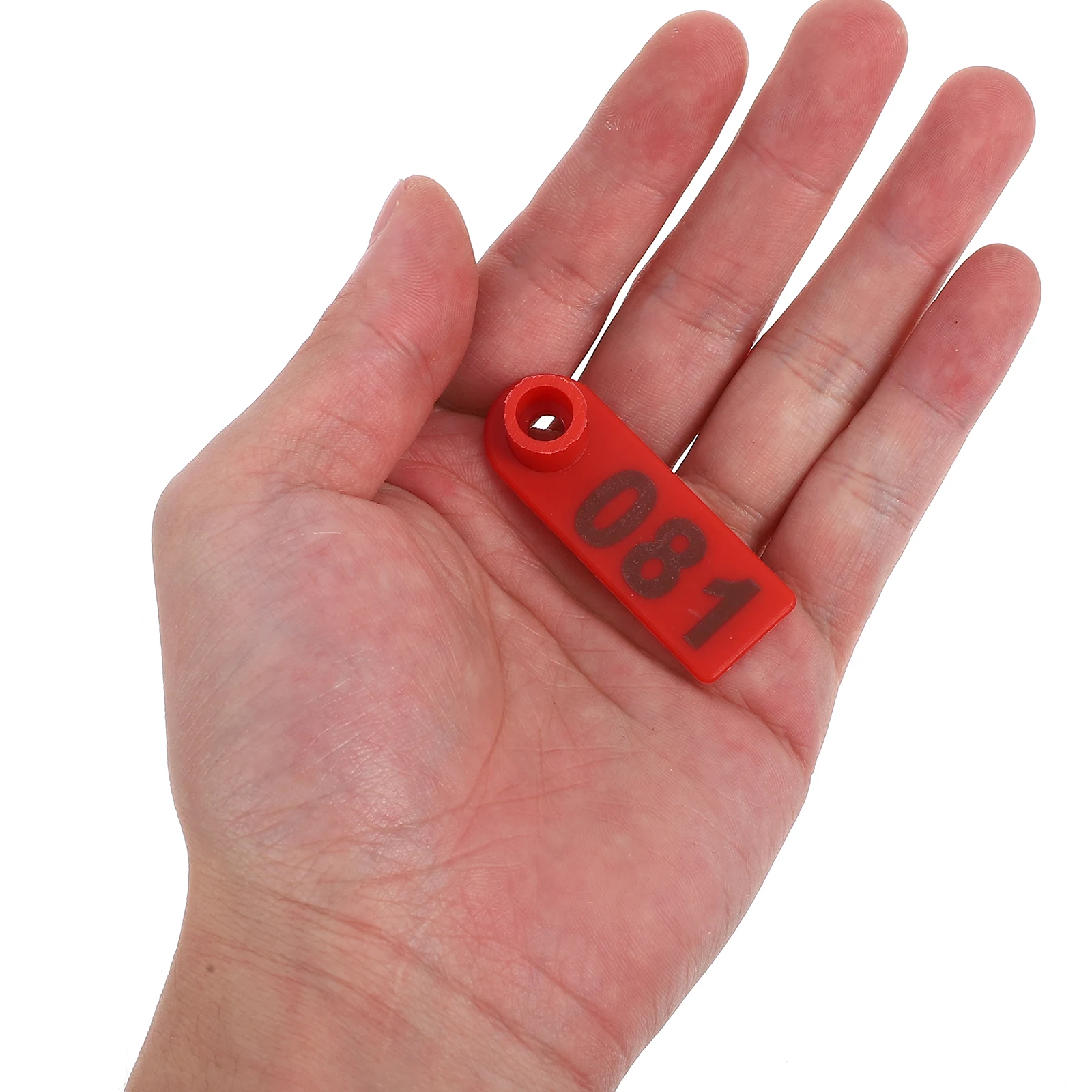 

100Pcs Animal Identification Tags Sturdy Weatherproof for Goats Sheep Cattle Easy Tracking Ear Tags for Animals