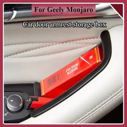 For Geely Monjaro Xingyue L Car Door Storage Box Holder Protector Armrest Covers Organization Modified Decoration Accessories