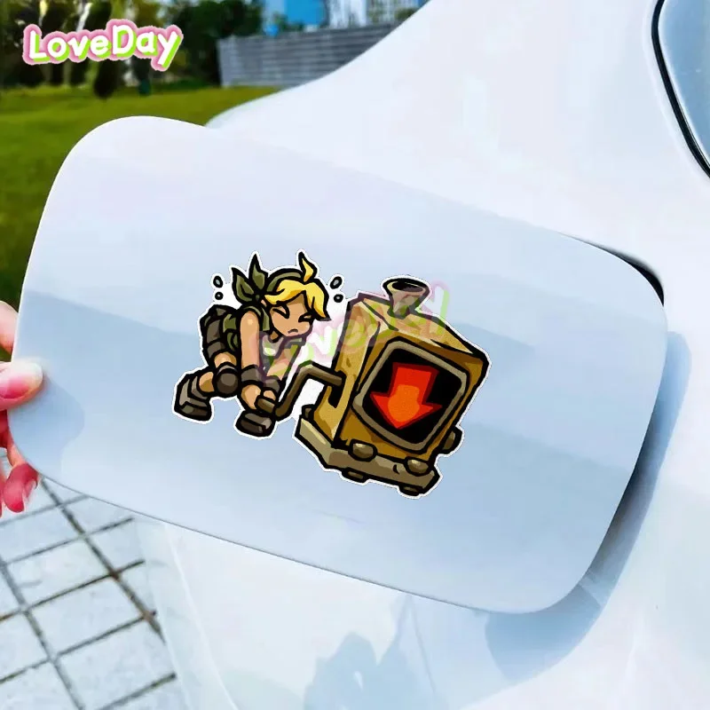 Metal Gear Slug Game Stickers Cartoon Car Stickers Sunscreen Waterproof Auto Styling Decals Surfboard Laptop Decor