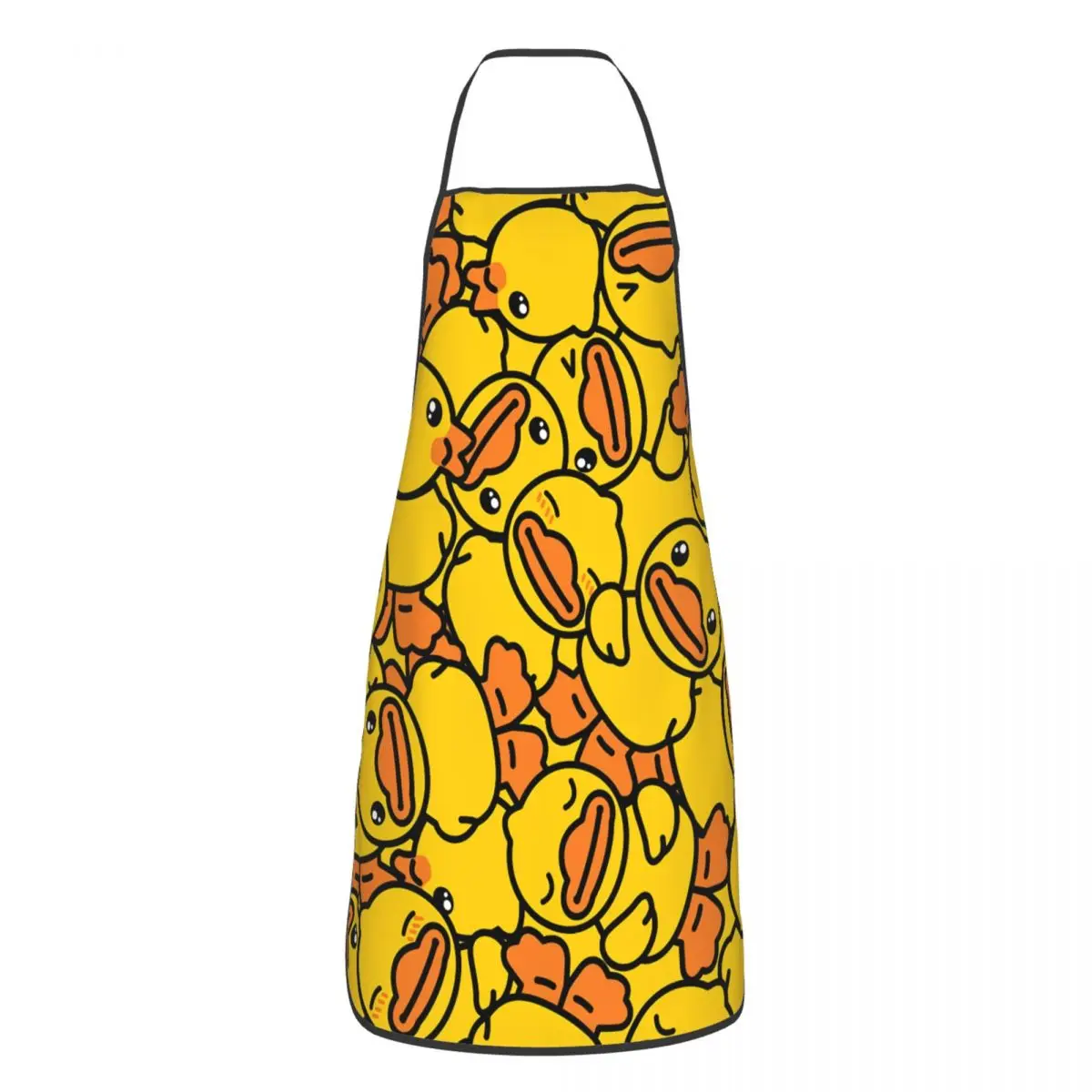 

Универсальный фартук с мультяшным рисунком утки для кухни, готовки, выпечки, для мужчин и женщин, для садоводства