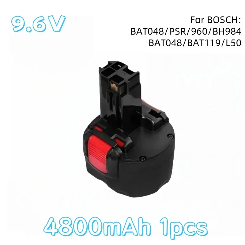 NEW 9.6V Ni-MH Replacement Battery | Compatible with BAT048/BAT119, Works for PSR 960/BH984/L50 Power Tools