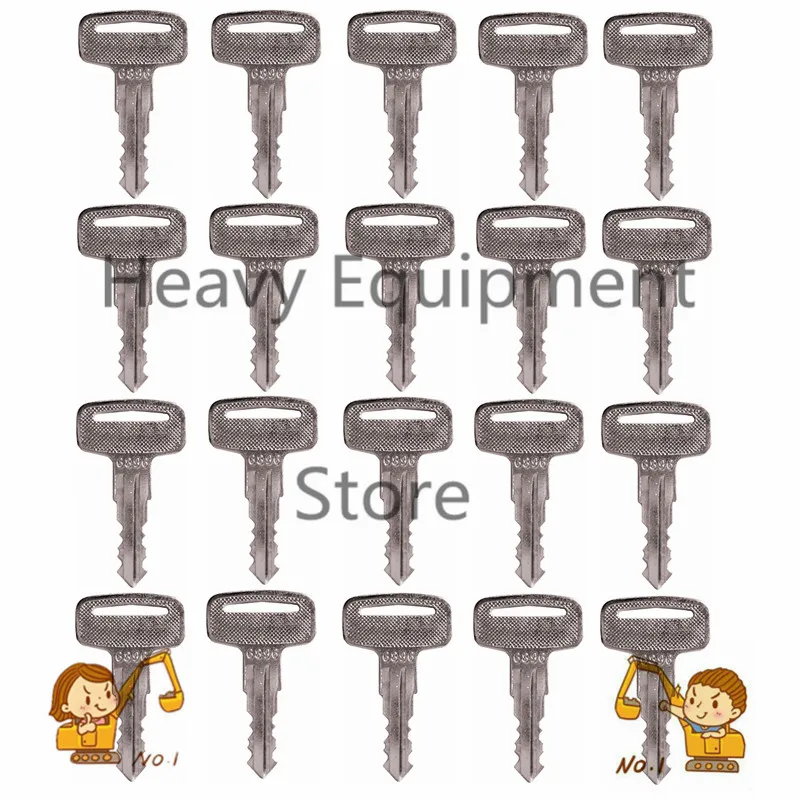 20PCS 6896 Ignition Key 160431 0160431 for Wacker Neuson Trench Roller