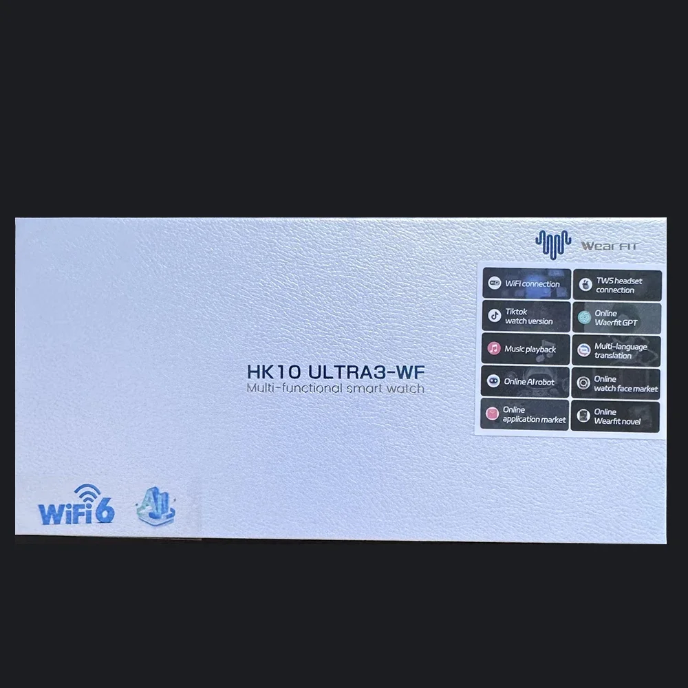 

Смарт-часы HK10 Ultra 3 WF с поддержкой Wi-Fi, 2 Гб, Bluetooth
