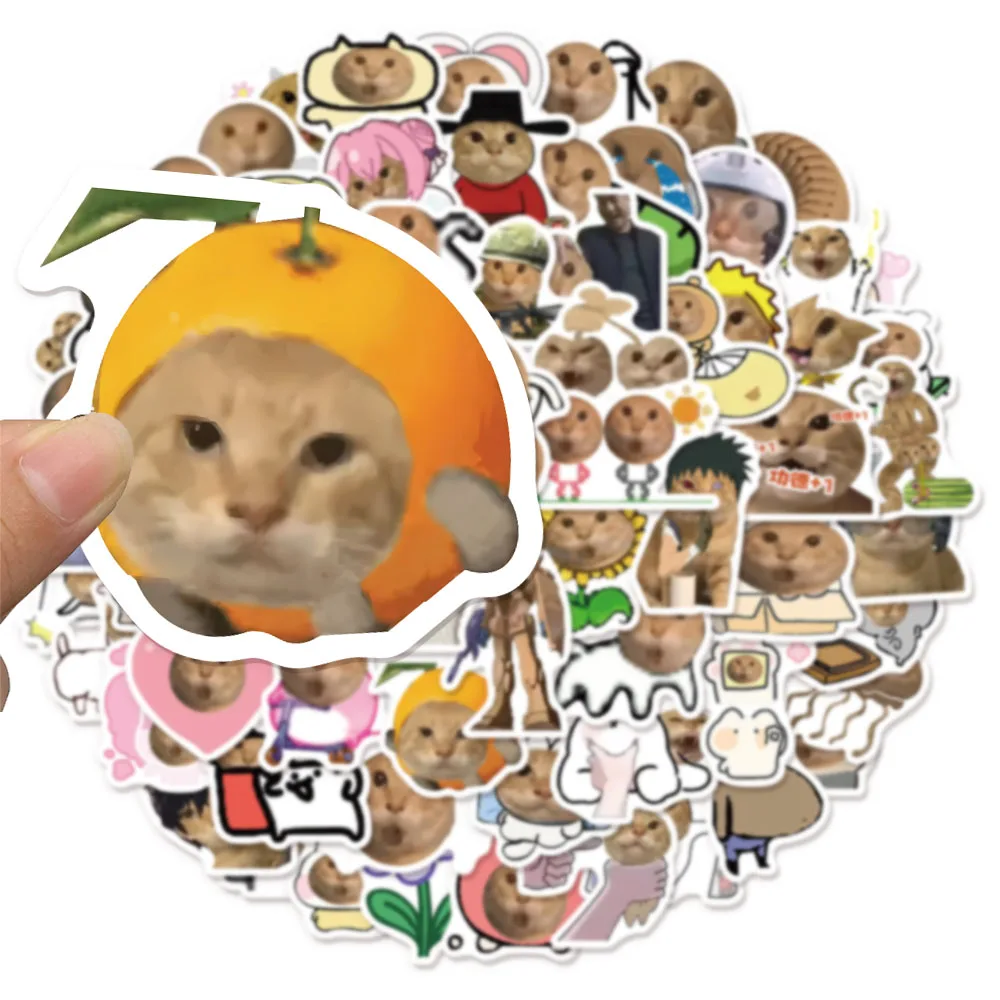 70 szt. Śmieszne Naklejki z Pająkami i Starymi Kotami, Popularne Naklejki Graffiti do Samodzielnego Wykonania, do Albumów, Notatników, Tabletów, Zabawki