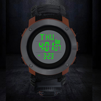 SHIYUNME G Style Men Sports Watches Outdoor Camping Compass Thermometer Waterproof LED Digital Watch Man Military Wrist Watch