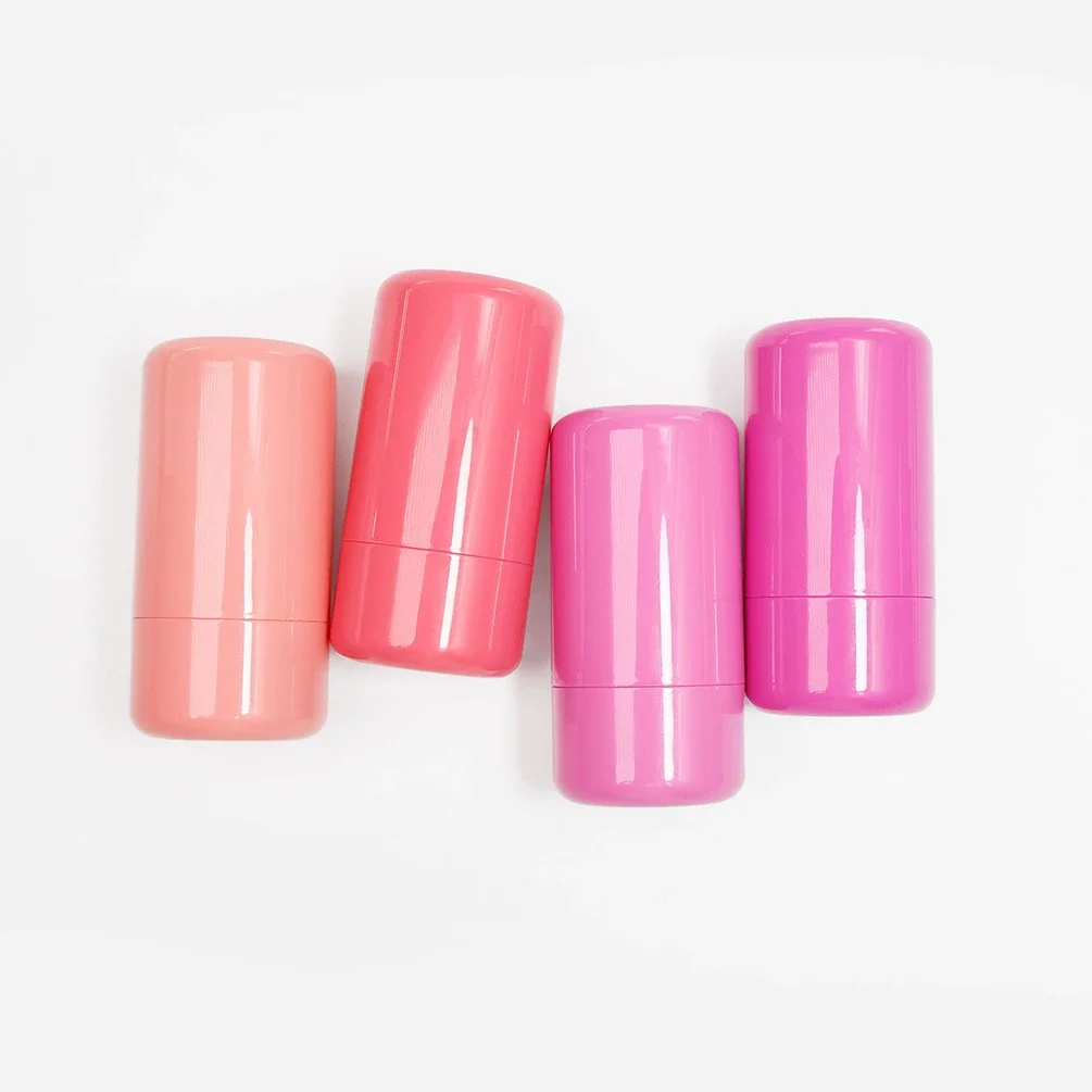 Private Label Mehrfarbiger Rougestift, individuelles Logo, Gelee, Lippe und Wange, Dual-Use-Rouge, feuchtigkeitsspendendes Make-up, Großhandel, rosa Box