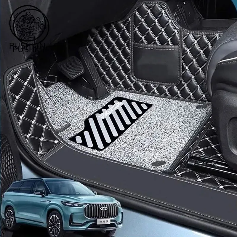 

Car Floor Mats For Chery JAECOO 8 9 J8 J9 tiggo 9 5seat 7seat Dirt-resistant Foot Carpet Floor Cover Auto Interior Accessories