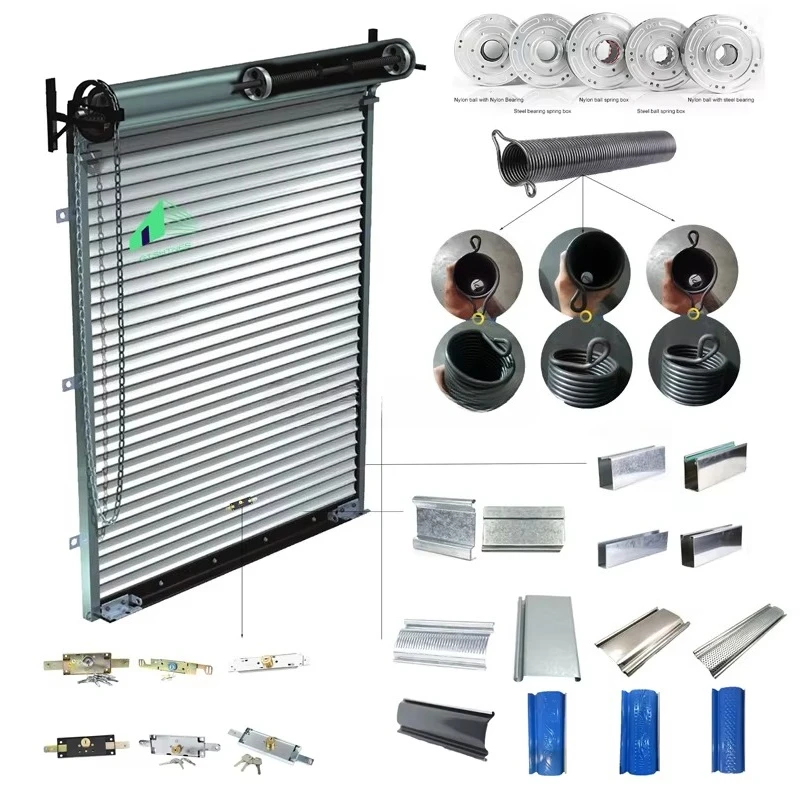 Galvanized steel roller shutter manufacturing Roller shutter safety shutters for industrial warehouses in Africa