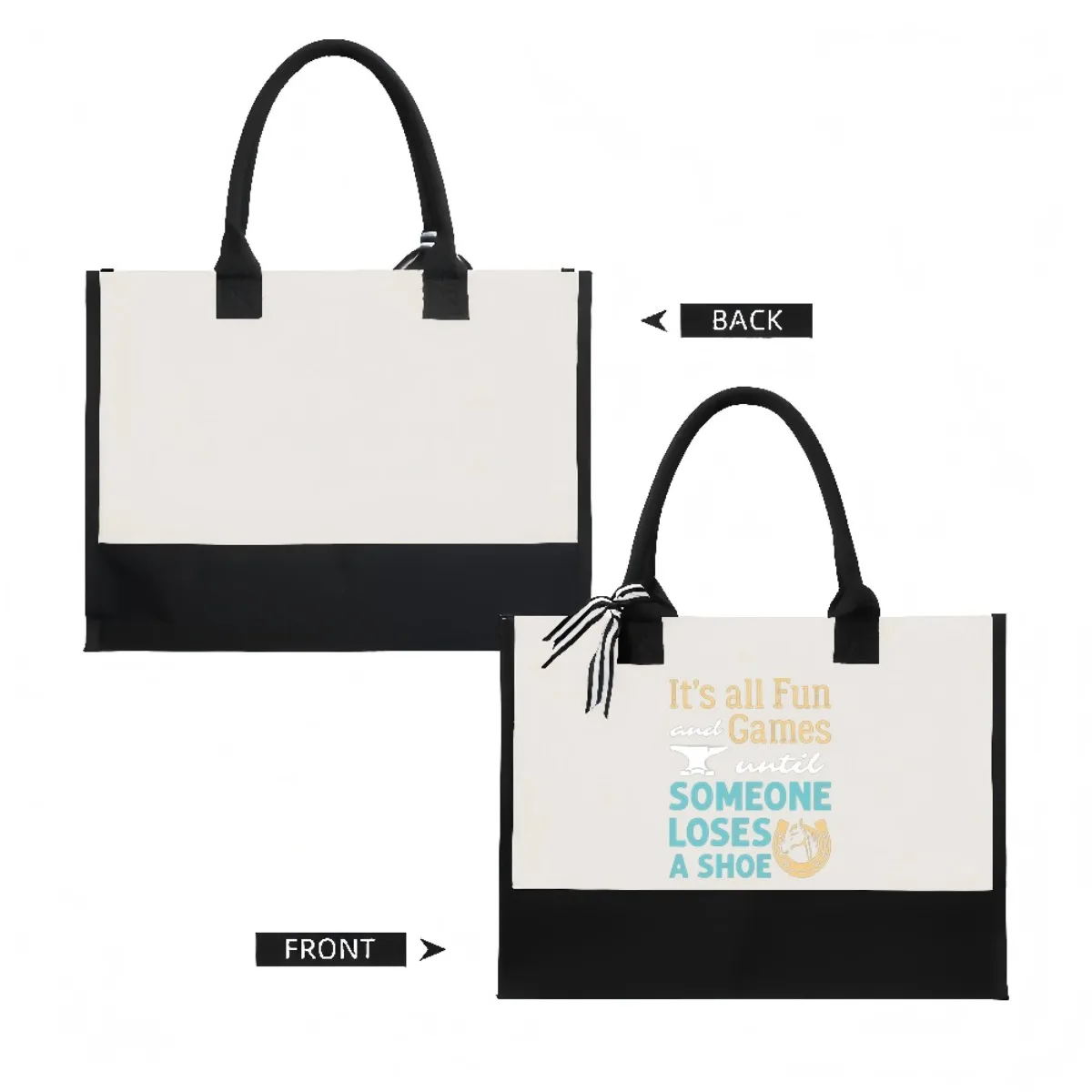 شعار مجنح سنة تاريخ 1964 طبعة كريست 2026 وصول جديد موضة عملية واسعة قابلة لإعادة الاستخدام حمل حقيبة نمط طباعة