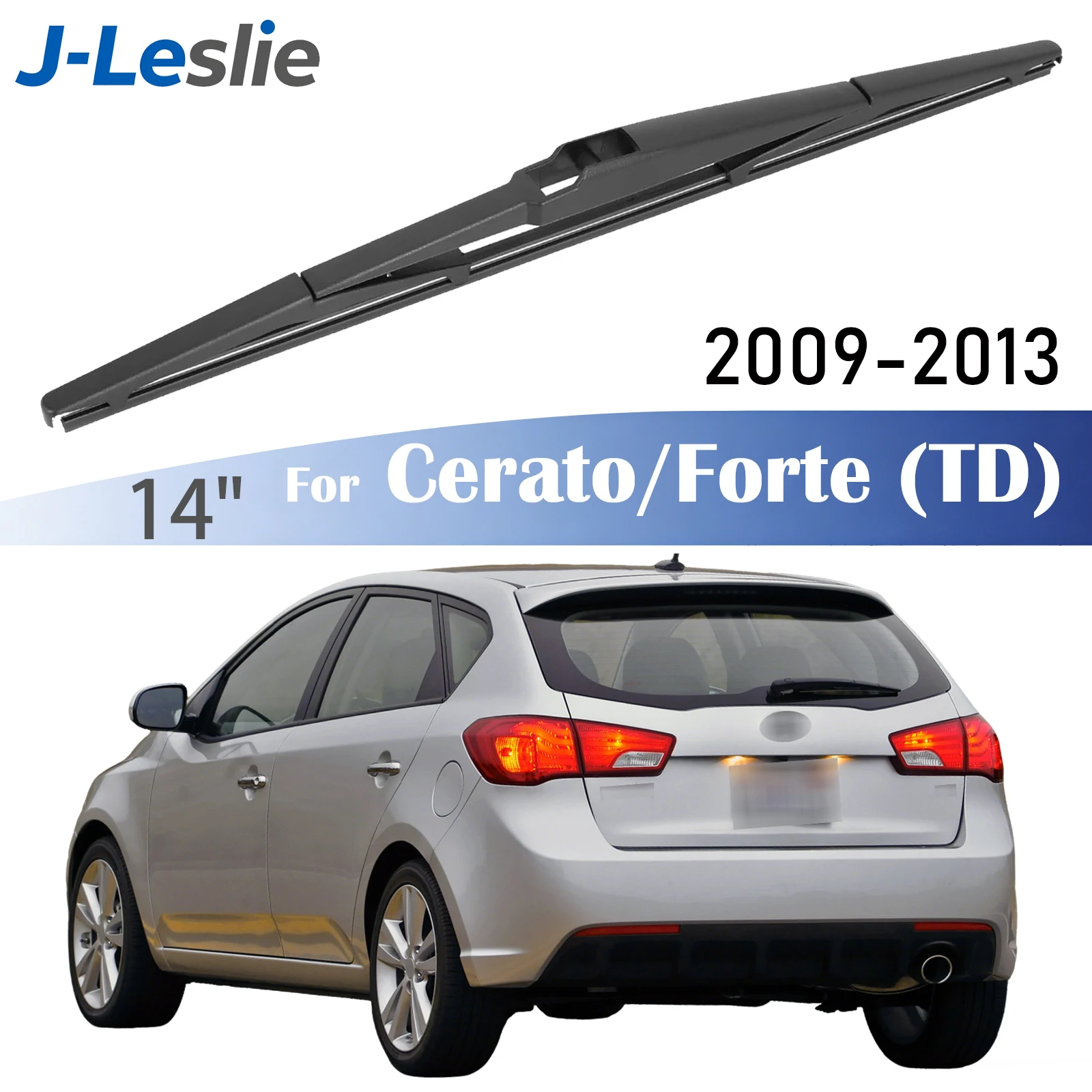 14-Zoll-Heckwischerblatt für Kia Cerato Forte TD 2009-2013 Windschutzscheibenwischer Fensterreinigungsbürsten Zubehör scheibenwischer Hinten Heckwischerarm