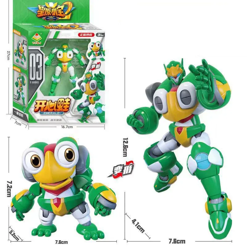 Nuovo regalo di festa giocattolo per bambini robot di trasformazione di azioni anime