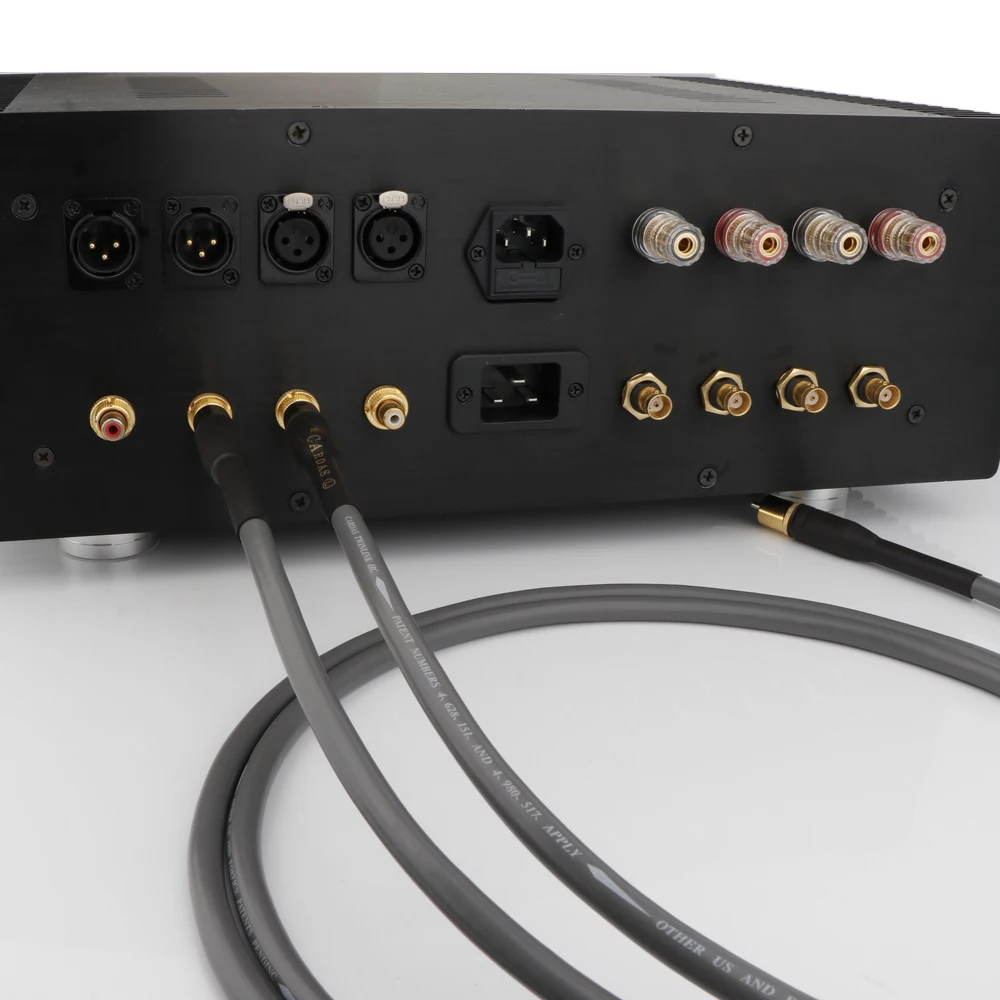 CARDAS TWINLNK 2RCA إلى 2RCA كابل الصوت OCC النحاس سلك خط واحد الصوت RCA كابل ربط HiFi سلك واحد