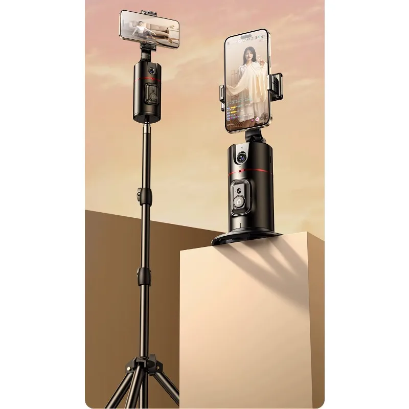 

Intelligent AI gimbal selfie stick face tracking artifact 360 degree rotation automatic follow-up