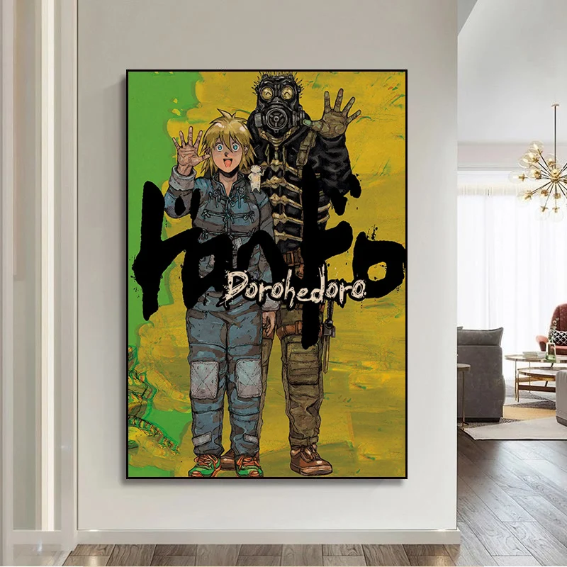 Dorohedoro Vintage Posters Kraft Paper Sticker Home Bar Cafe Wall Decor