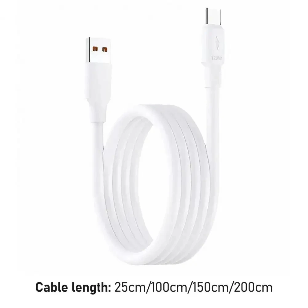 Kabel USB typu C 120 W 6 A Kabel do szybkiego ładowania iPhone 15 Xiaomi 12 Samsung Huawei Kable USB typu C do szybkiego ładowania danych