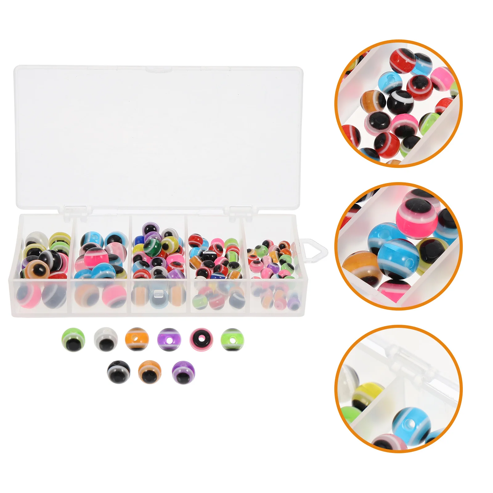 1 Box Fishing Lure Eyes Simulation Fisheye Lure Eyeball Beads Fishing Accessories Fishing Eyes Artificial Baits