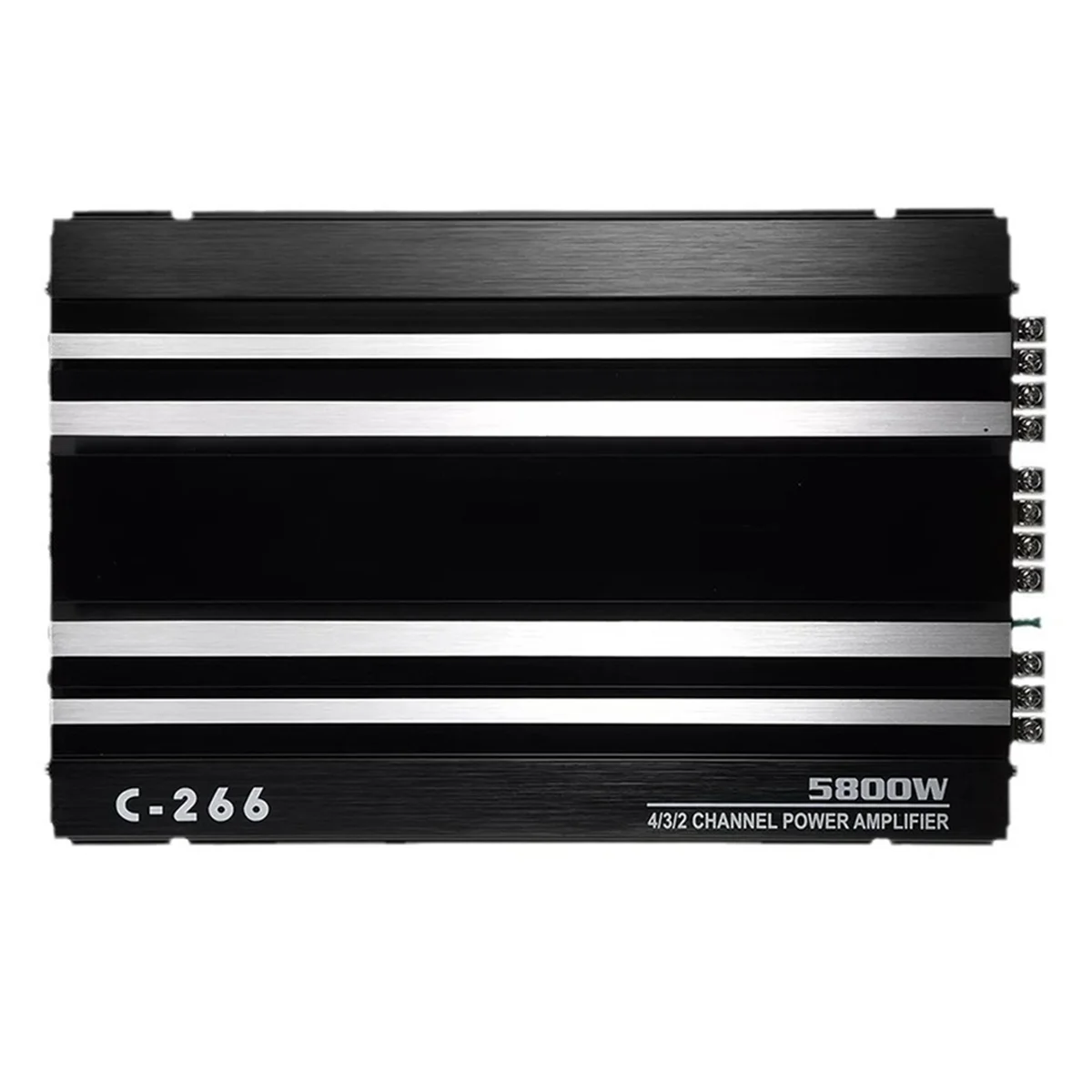 4-Channel Car Audio Amplifier 5800W High-Power Amplifier 12V Ultra-Thin Four-Way Power Amplifier Class A/B Tools-Sunrise