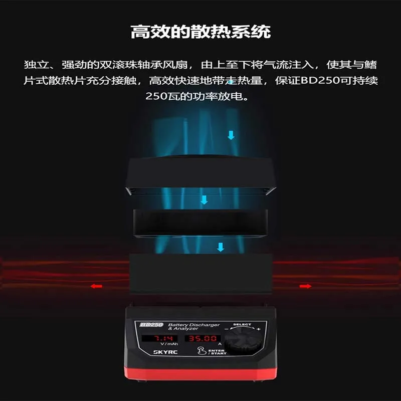 

SKYRC BD250W усилитель высокой мощности, литиевая батарея модели самолета, никель-металлогидридный 2-8S, 30 А, 35 В, напряжение