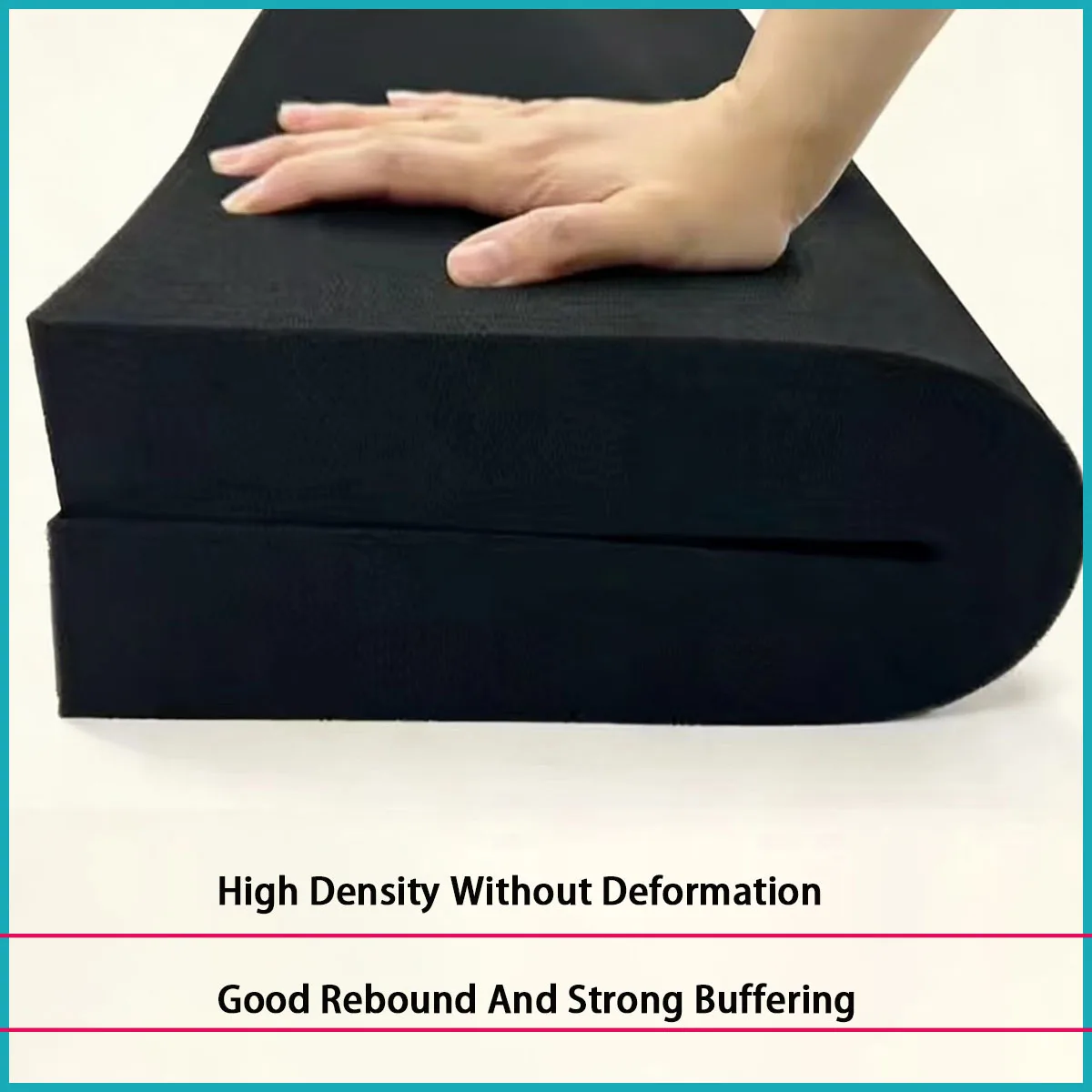 1-5cm thick black high-density sponge foam pad is used for packaging protection, home cushion, equipment buffer, etc