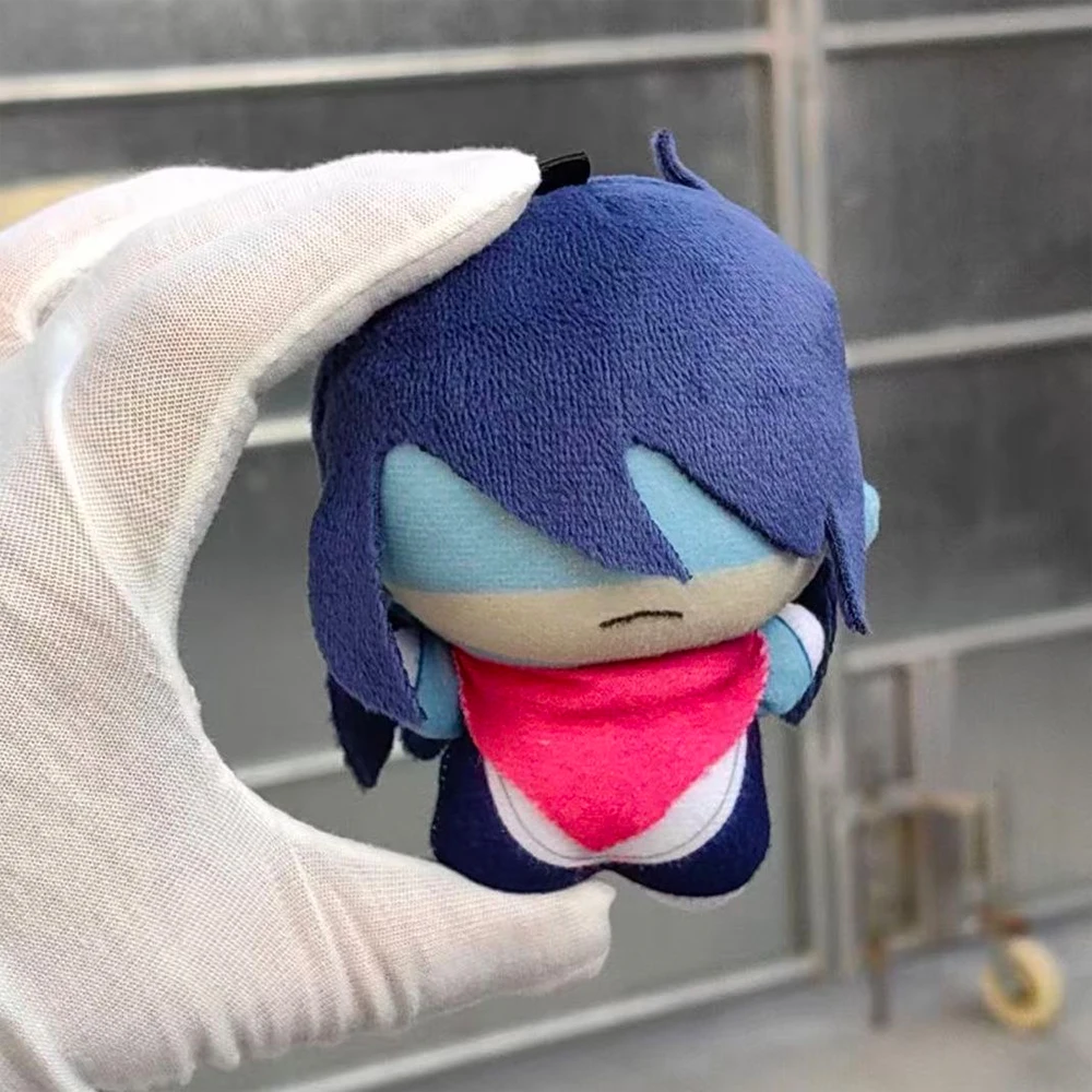 

Super Cute 10cm Cosplay Anime Game Deltarune Character Lancer Kris Plush Toys Funny Cartoon Keychain Bag Plushie Doll Pendant