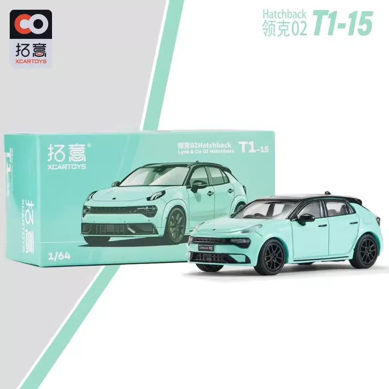 

XCarToys 1:64 Lynk&Co 02 HATCHBACK Зеленая литая модель автомобиля