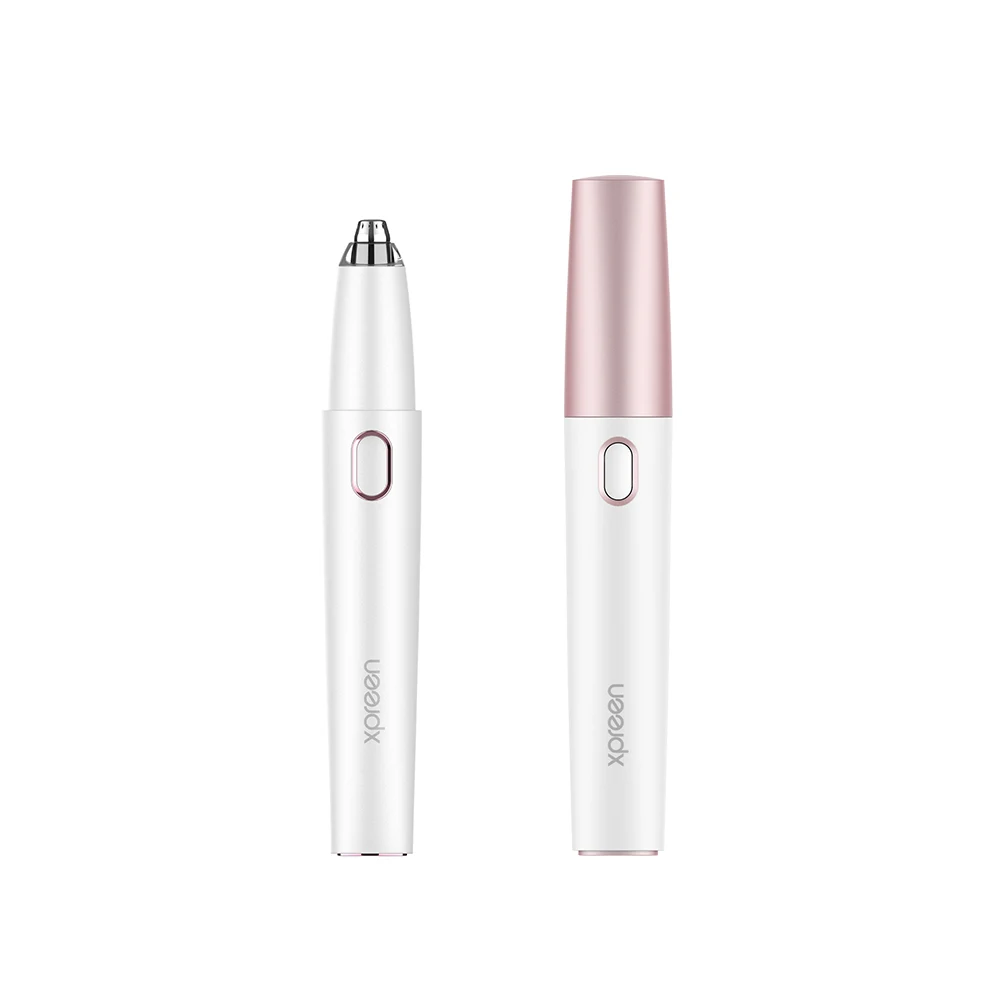 

Portable Painless Hair Removal Razor - Rechargeable Beard, Eyebrow, Ear & Nose Trimmer