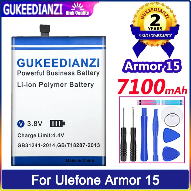 

Аккумулятор GUKEEDIANZI 3102 7100mAh для Ulefone Armor 15 Bateria