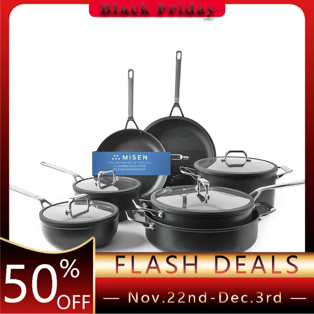 Nonstick Frying Pan Set-8,10,12 Inch Skillets for Cooking Eggs,Omelettes - Induction Ready, Dishwasher Safe, Non-Stick Fry Pans