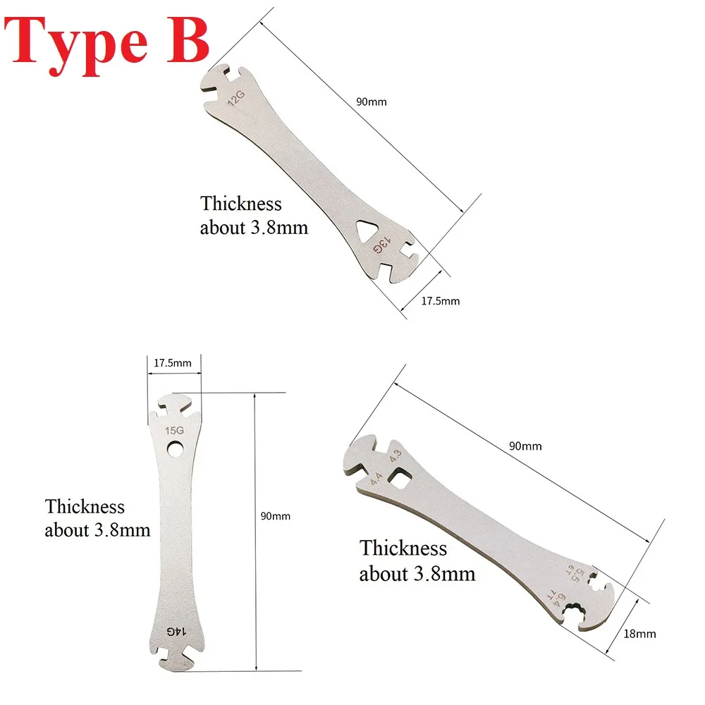 Bike Multifunctional 2-8Nm Adjustable Torque Wrench Set Bicycle Repair Maintenance Spanner Hand Tools Kit Or 3pcs Spoke Wrench