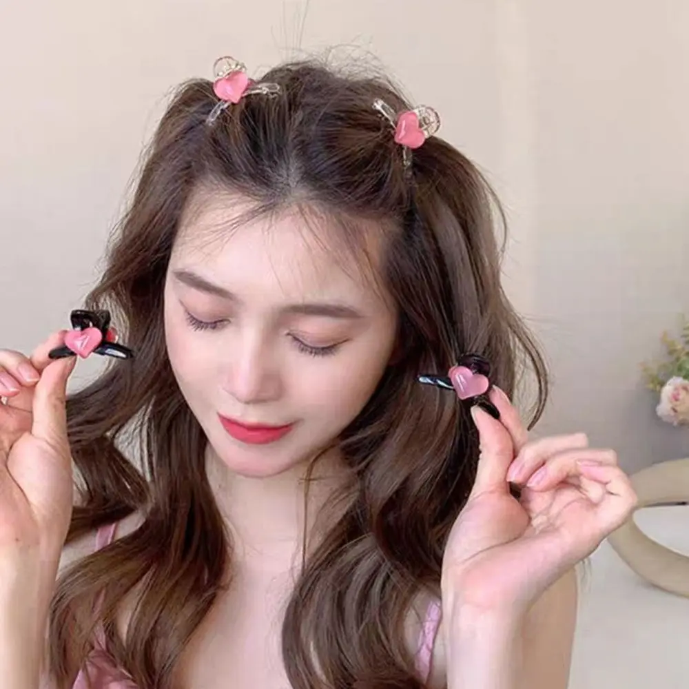 Vintage Kawaii süße süße Kopf bedeckung schöne Hai Clip Herz Mädchen Haarnadel koreanischen Stil Haar Kralle