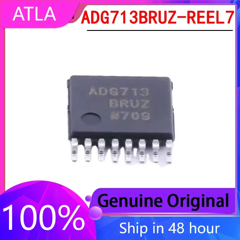 2PCS New Original ADG713BRUZ-REEL7 Package TSSOP16 Analog Switch/multiplexer