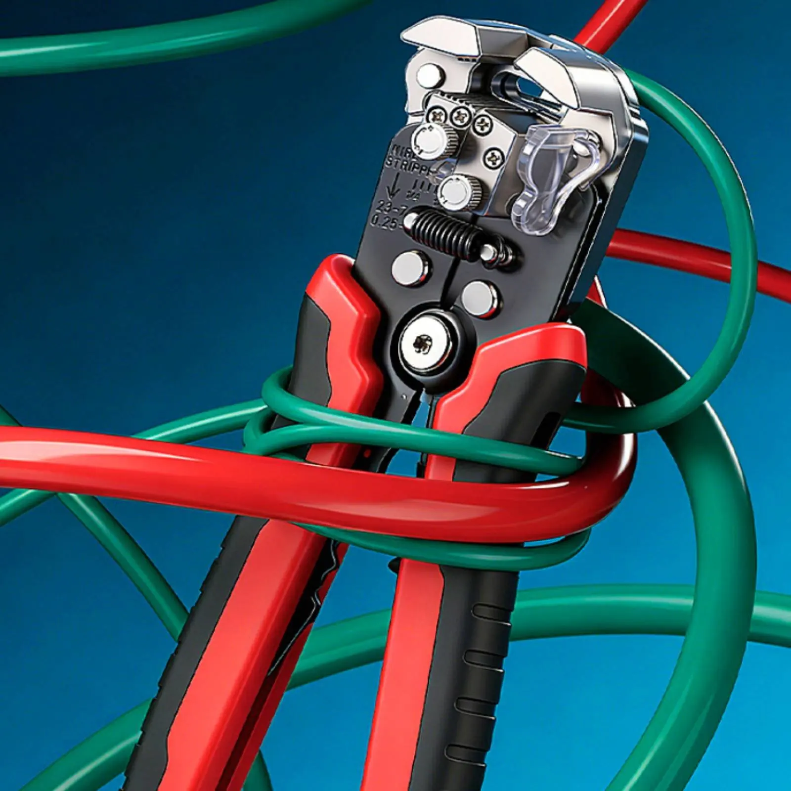 

Self Adjusting Wire Stripper High Hardness Multifunction Wire Stripper Automatic Stripping Pliers Crimping Cutting